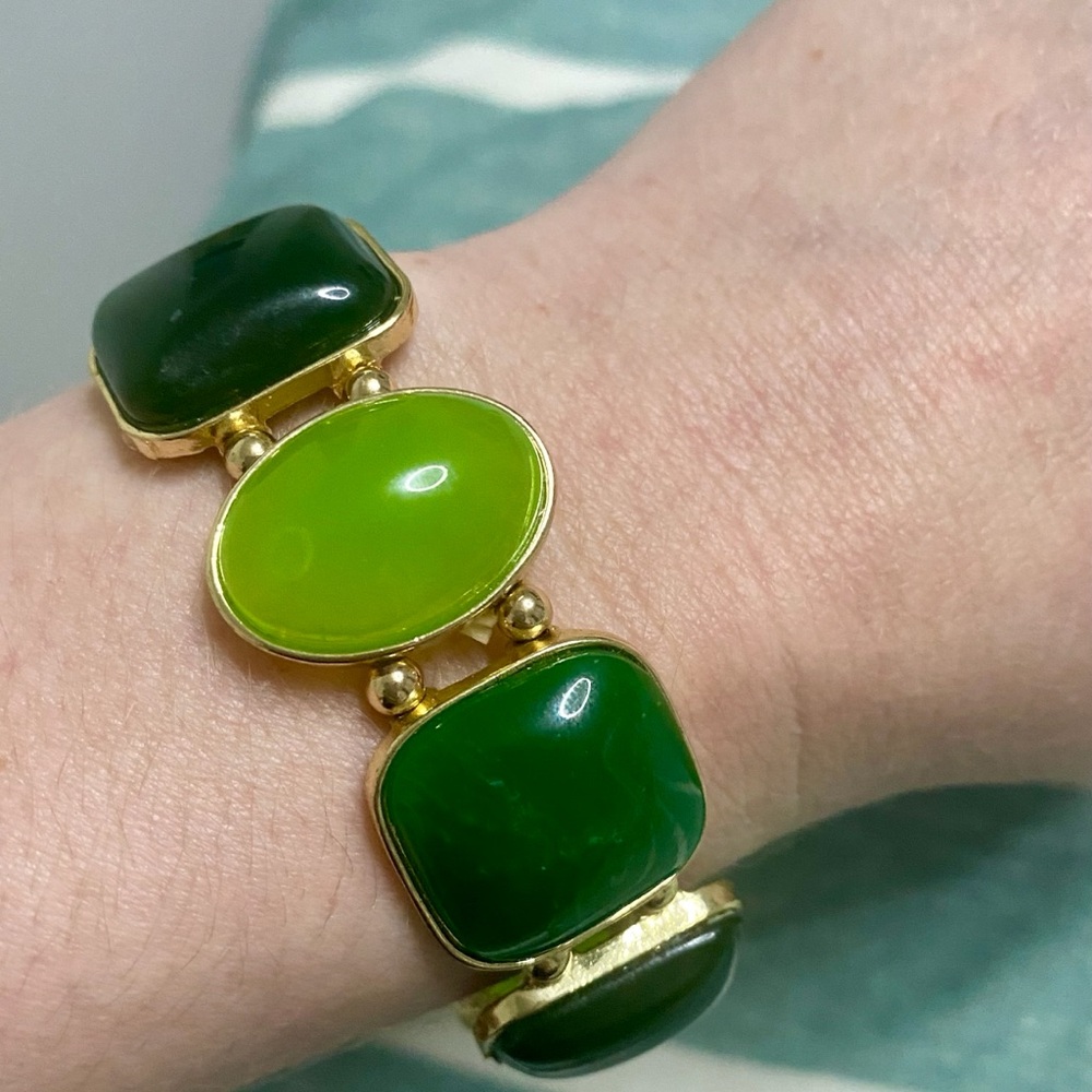 3/$12Green Goddess Ophelia Roe Bracelet